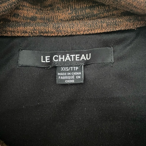 Brown Sweater Dress - Le Chateau - Size XXS - Picture 2 of 4